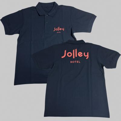 Jolley hotel (3扣訂製POLO衫網眼布-網版印刷)